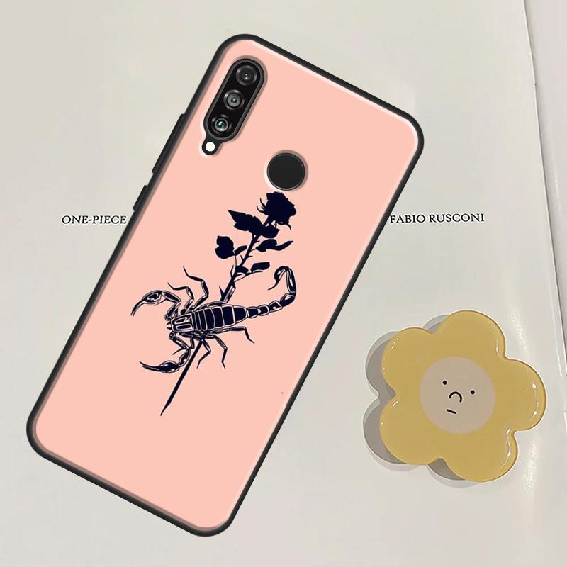 

Animal Scorpio For Huawei Nova Y60 Y70 Y90 Y61 Y91 3i 7i 8i 11i Nova 11 9 10 SE P20 P40 Lite P30 Pro Case Huawei P30 Lite