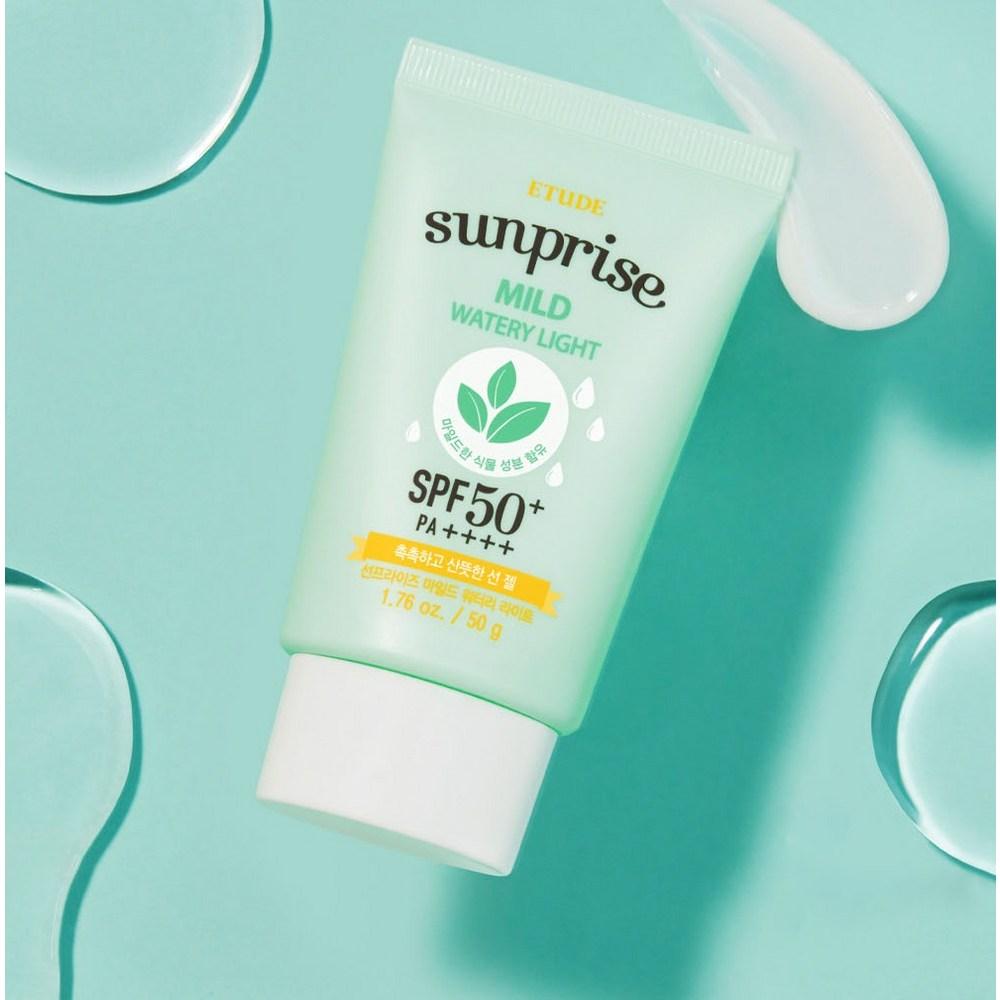 Etude Sunprise Mild Watery Light Duo Set, 50g, 4 Pieces