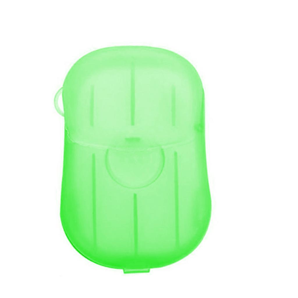 20pcs Portable Hand Washing Mini Soap Paper Disposable Bath Travel