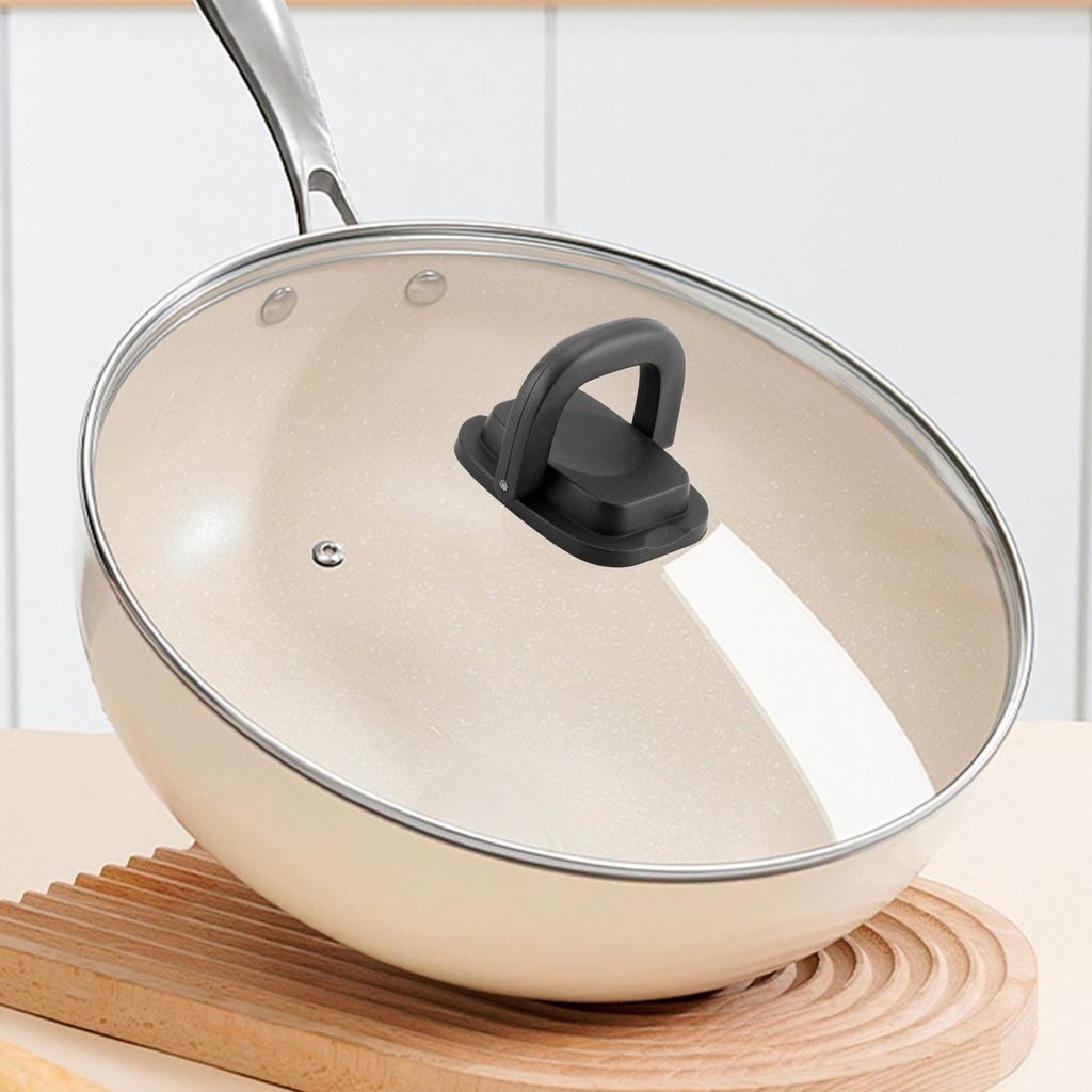 Pot Lid Knob Handle Foldable Pan Cover Handle Pot Lid Knob Grip Pan Lid Replacement Handle Cookware Holding Knob Folding Grip