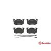 Brembo jeu plaquettes (+tu) p68015