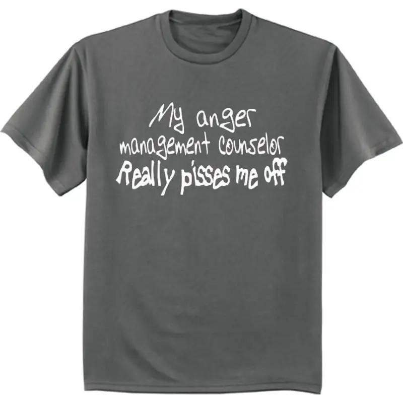 Anger Management Funny Saying Rude T Shirt Mens S