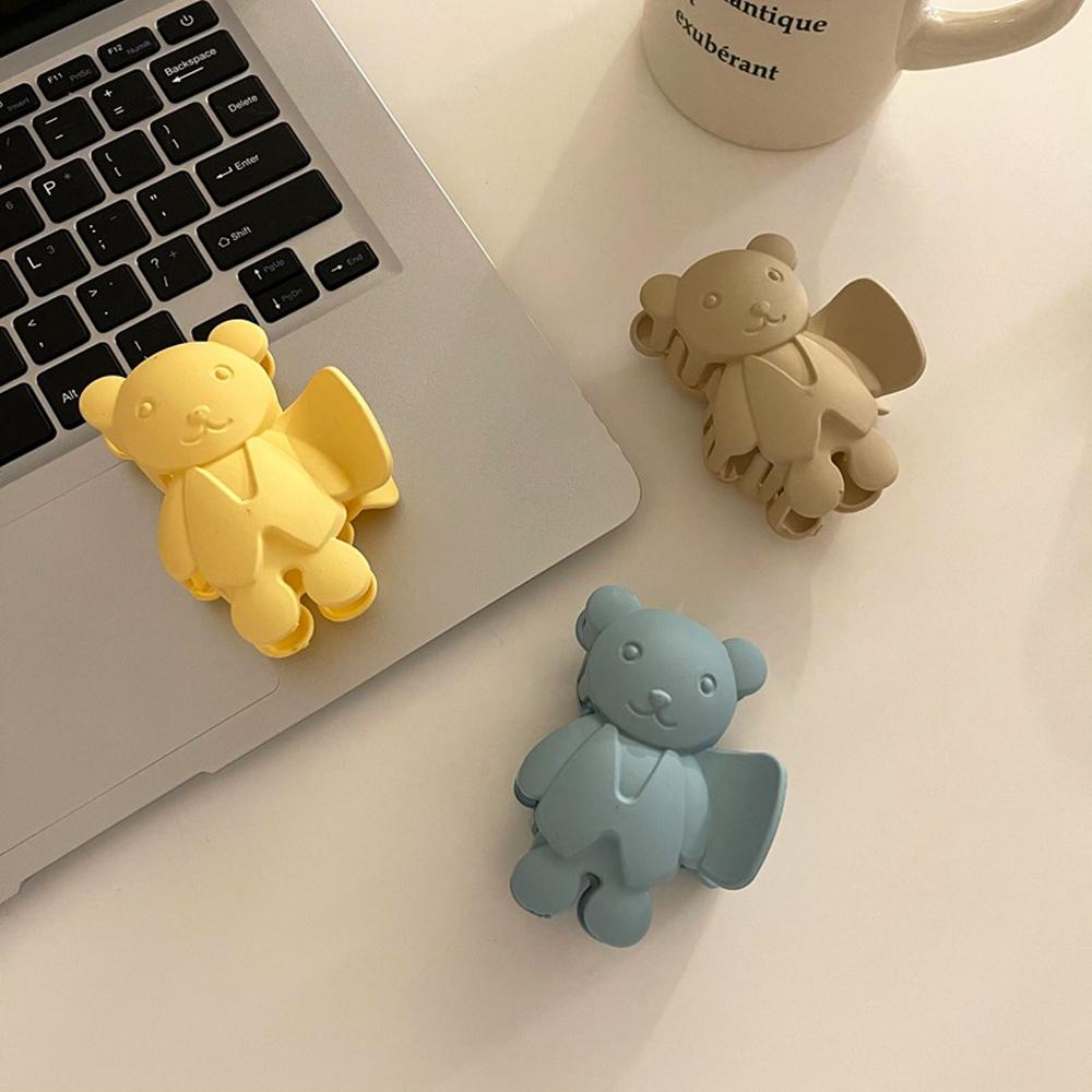 

Подарок корейские женщины мультфильм медведь волосы коготь челюсть краб заколка конфетный цвет заколка для волос