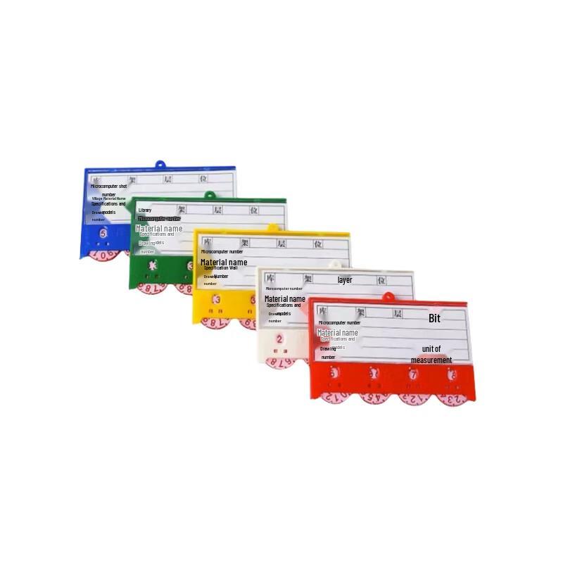 Magnetic Warehouse Inventory Cards