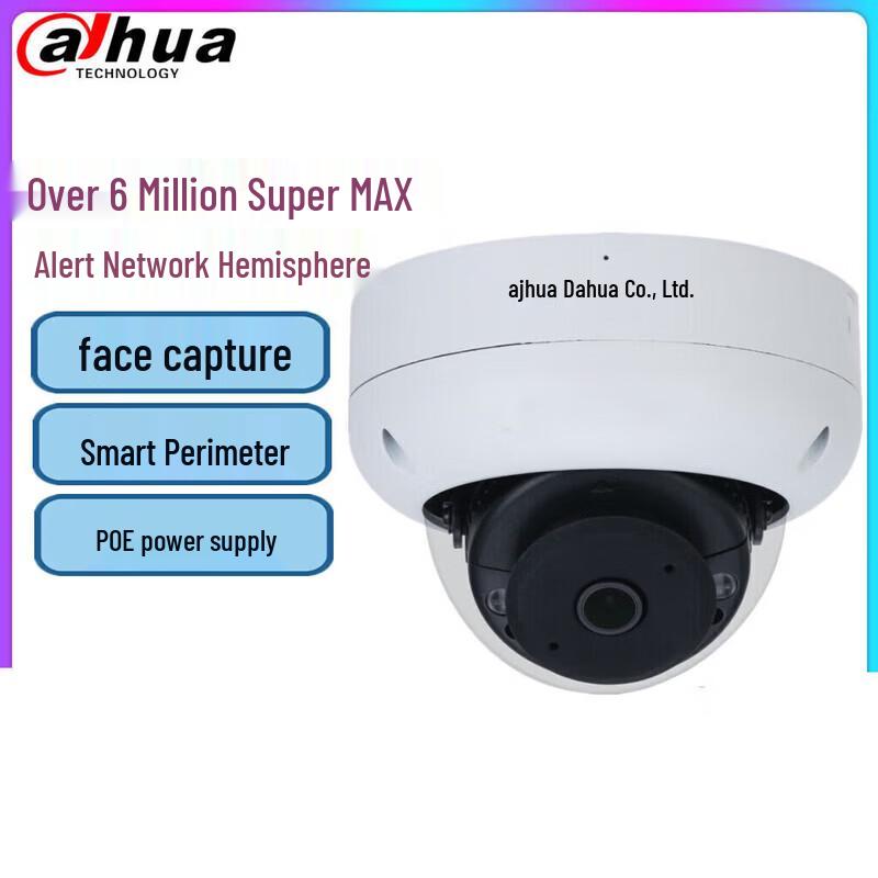 

Dahua 6MP Dual-Light Dome PoE Network Surveillance Camera