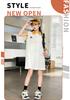 Girls' Summer Dress, New Style, Girls' Summer Dopamine Outfit, Girls' Summer Dress, POLO Skirt, Thin Version