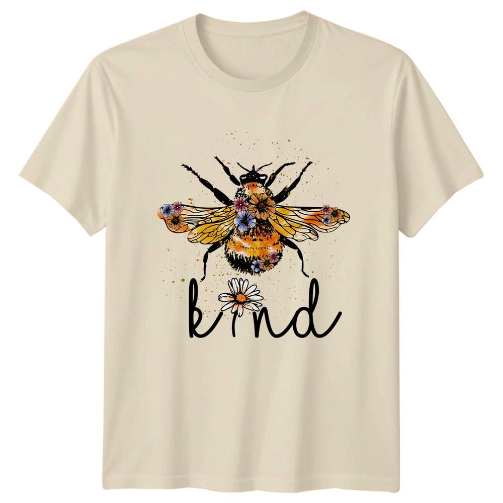 Bee Kind Floral Bee Nature Lover TShirt Unisex T-Shirt S