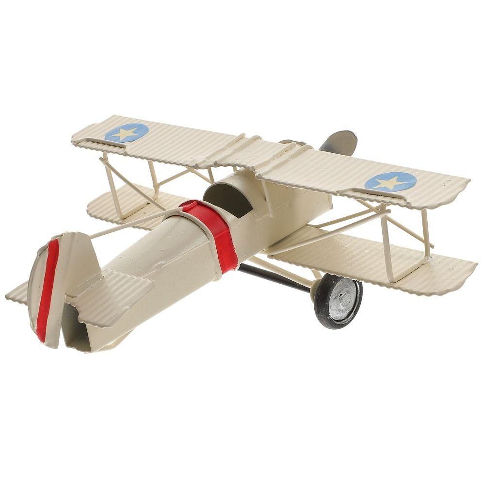 Handicraft Aircraft Ornaments Collection Metal Plane Models Vintage Airplane Model Photo Props