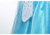 Frozen Princess Long Sleeve Costume Gown for Kids - Elsa & Anna Inspired with Cape