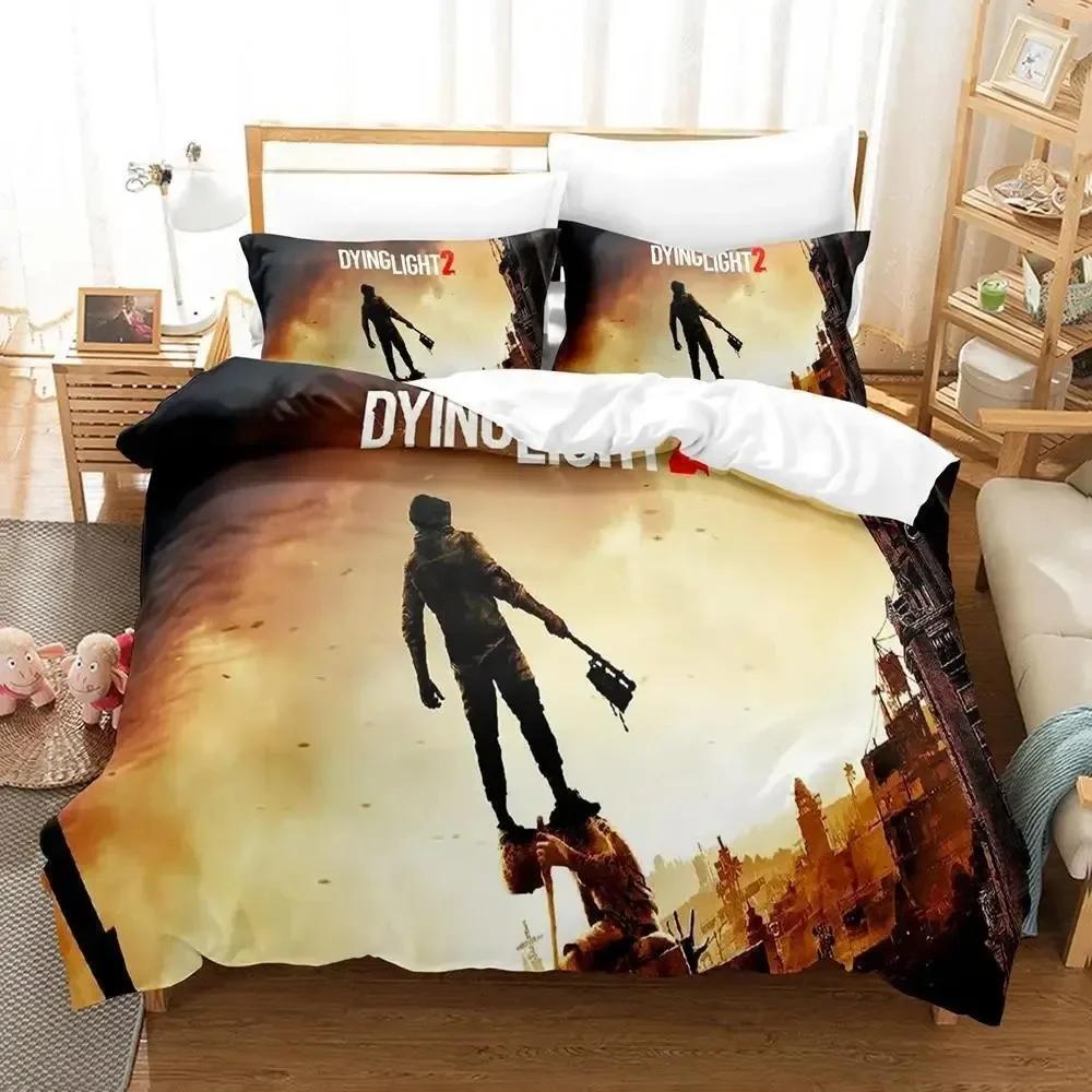 3d Game Dying Light 2 Stay Human Bedding Set Printed Bed Set With Pillowcase Bed Duvet Cover Single Double Queen Super King Size