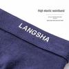 Langsha Men's 7A Antibacterial Cotton Briefs (4-Pack)