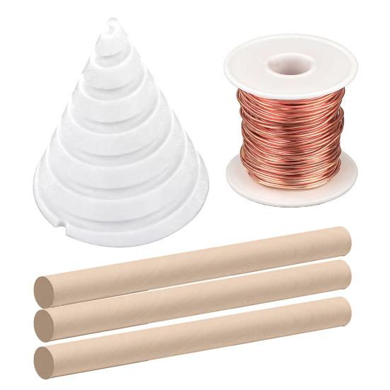 Pure Copper Wire Electroculture Gardening Set Enhance Plant Growth Coil Winding Jig for Indoor And Outdoor Gardens