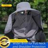 Quick Drying Women Fisherman Hat Breathable Summer Sunscreen Cap Face Covering Sunhat  Camping
