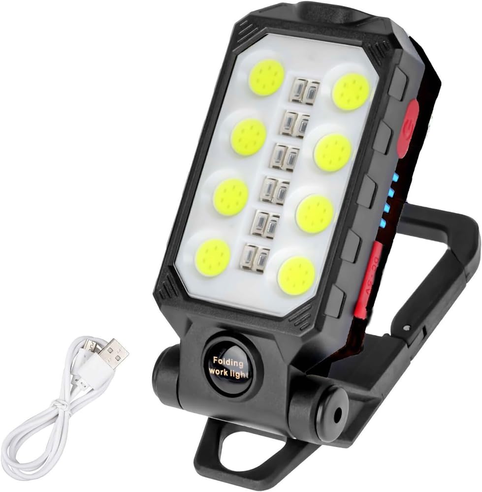 TRADE ONE Work 830 5 Hours of Continuous USB 3 Light Model 30738 Light, Lumens, Lighting, Rechargeable, Sources, Lightweight, Portable, Camping,