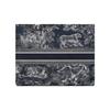 DIOR Travel Toile de Jouy Reverse Print Zipper Tech Fabric Clutch Bag  Shoulder Bag Handbag Regular Fit Women's Style Blue