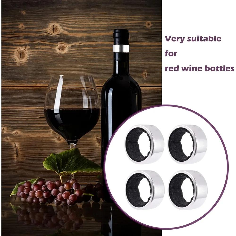 4 Pcs Dripping Water Anti-pour Ring Rings for Bottles Flannel Accessory Stop New