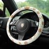 Cute Bear Anti-Slip Cartoon Steering Wheel Cover - Sweat-Absorbent & Universal Fit for All Seasons