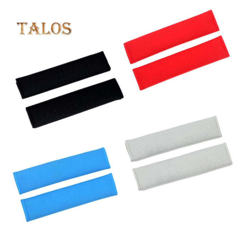 1Pair Universal Soft Car Safety Seat Belt Shoulder Strap Pad Cushions Head Cover