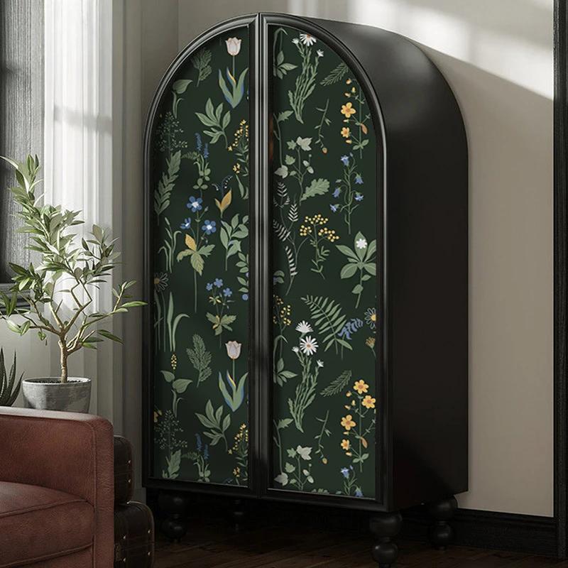 Zesílená PVC Květinová Tapeta Nástěnná Dekorace Vodotěsná Samolepicí Tapeta Dekorace Ložnice a Obývacího Pokoje