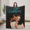 Off Campus  Hockey Romance Flannel Throw Blankets  Blanket for Bed Travel Lightweight Bed Rug,