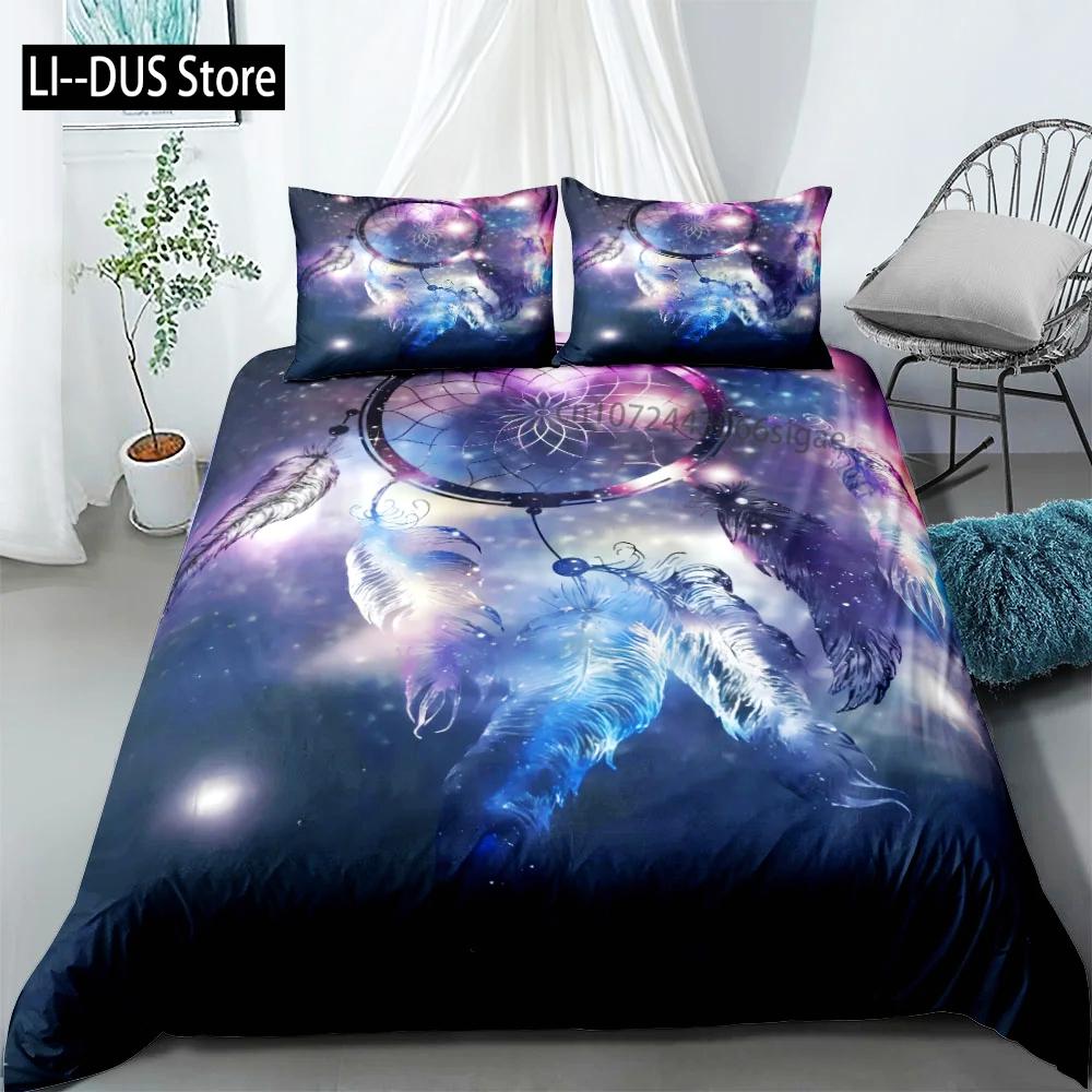 Dreamcatcher Ethnic Bedding Set Single Twin Double Queen King Cal King Size Bedding Bag Set with Pillowcase No Sheet for Adults