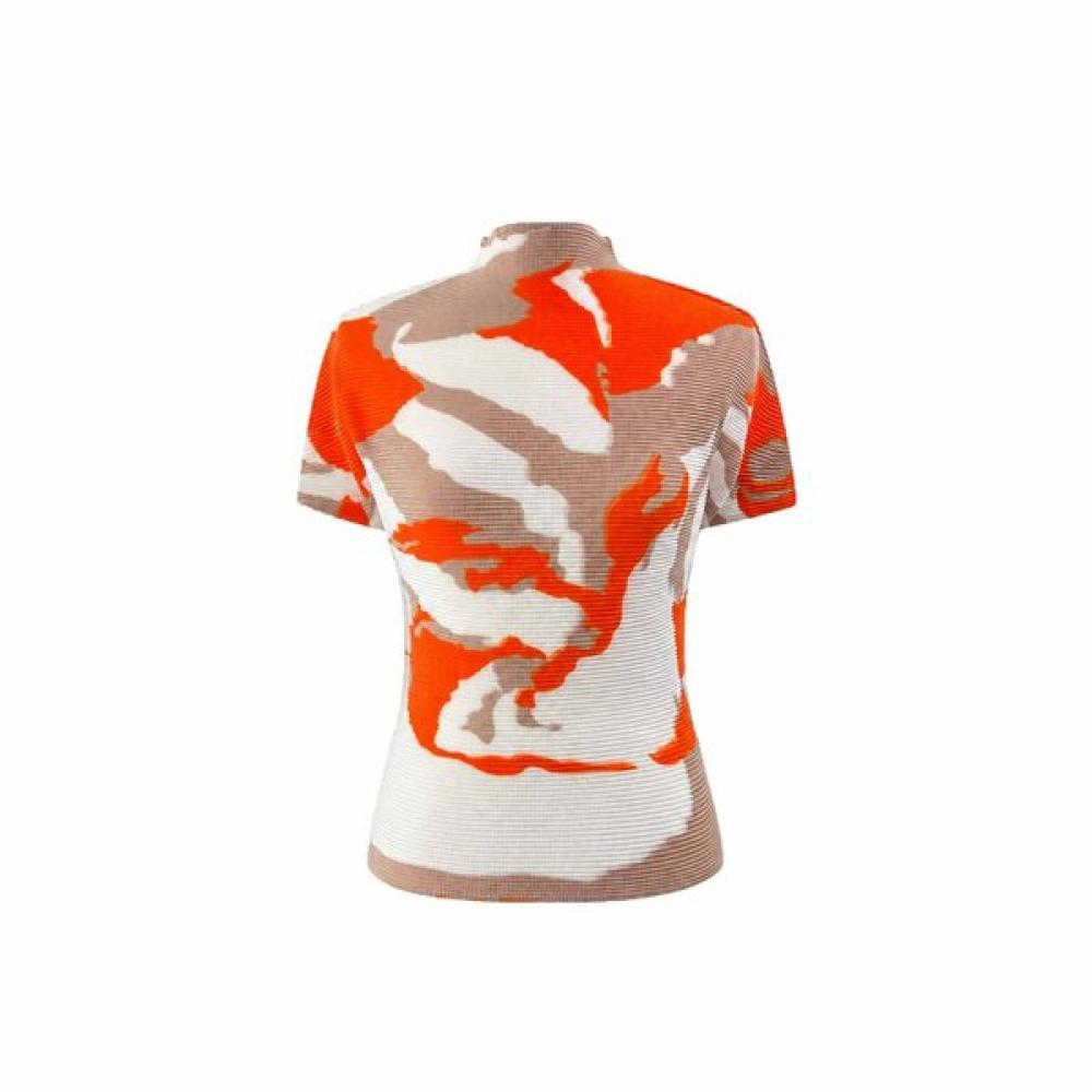 La ViTa Junko High Neck T shirT lTsTs46p Single option