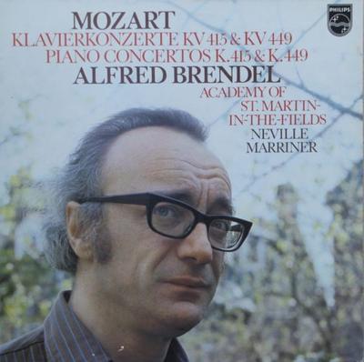 LP Record WOLFGANG AMADEUS MOZART - ALFRED BR - Klavierkonzerte KV 415 & KV 449 9500565 Philips 1979 Netherland Classical Used