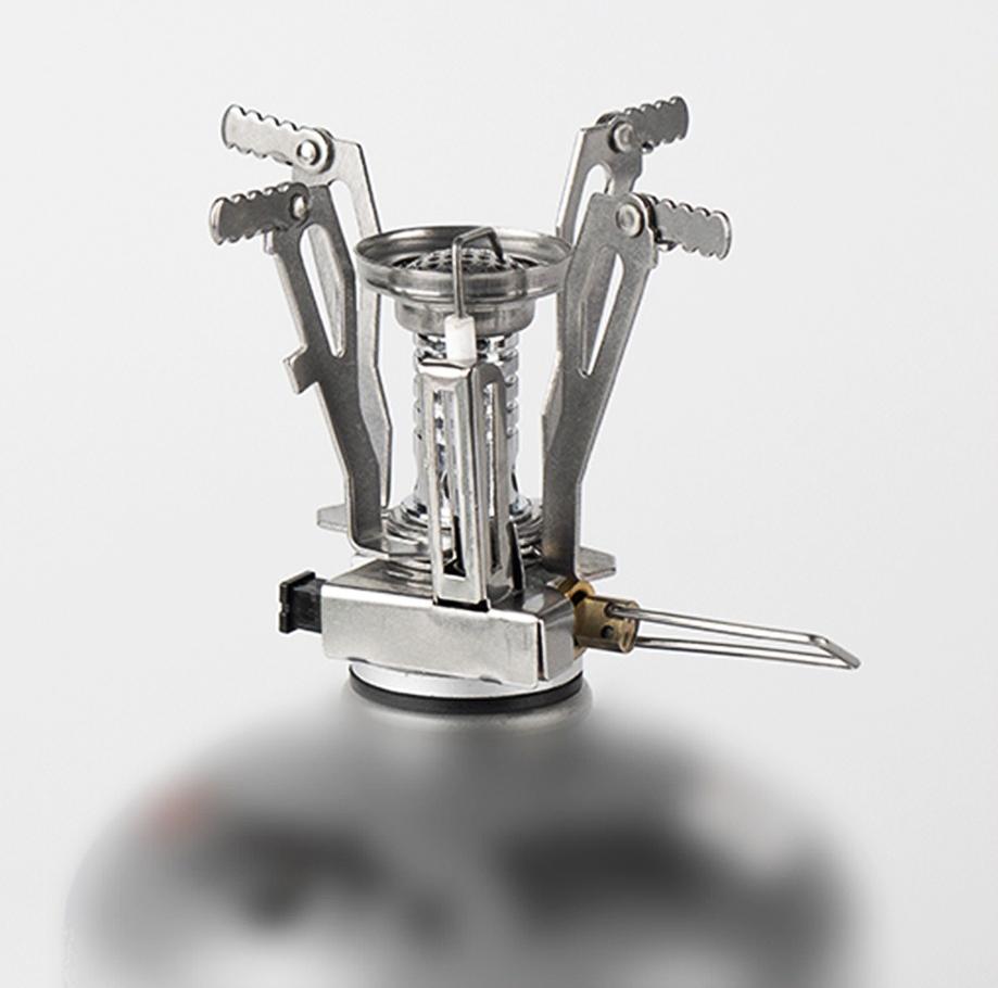 Lightweight Hiking Stove Wild All-In-One Stove Folding Electric Lighter Wild Small Gas Stove Outdoor Folding Lightweight Hearth