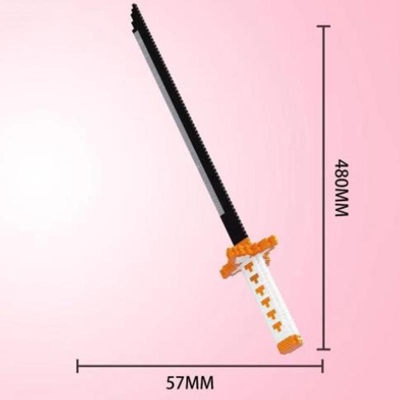Demon Slayer Diamantové kostky Stavebnice Kreslený Anime Nezuko Tanjirou Zenitsu Inosuke Kanawo Shinobu Tengen Dětské hračky chlapec