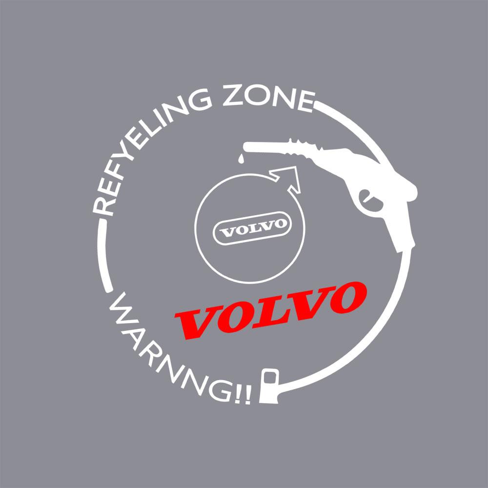 

For Volvo Rdesign S40 S60 S80 S90 V40 V50 V60 V70 V90 V80 XC40 T6 Car Fuel Tank Cap Emblem Sticker Decoration Auto Accessories белый
