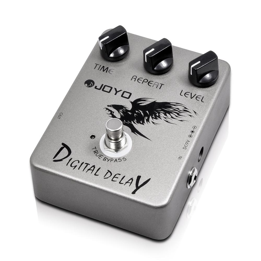 JOYO JF-08 Digital Delay Guitar Effect Pedal Classic Slap Back Echo Full Bypass Wiring True Digital Delay Effect Guitar Pedals