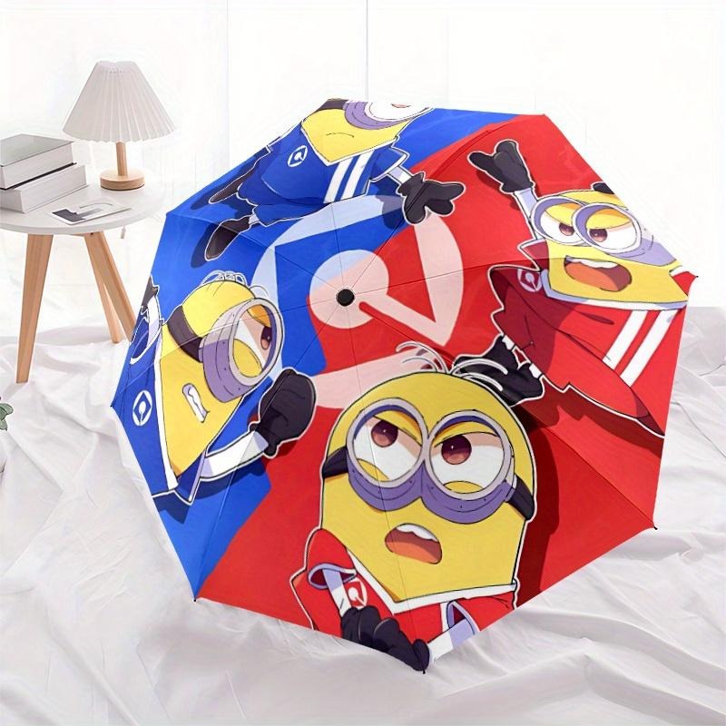 1pc Automatic Open/close Folding Portable Cute Outdoor Umbrella  with 8-Ribs Structure for Women/Men, A0901009