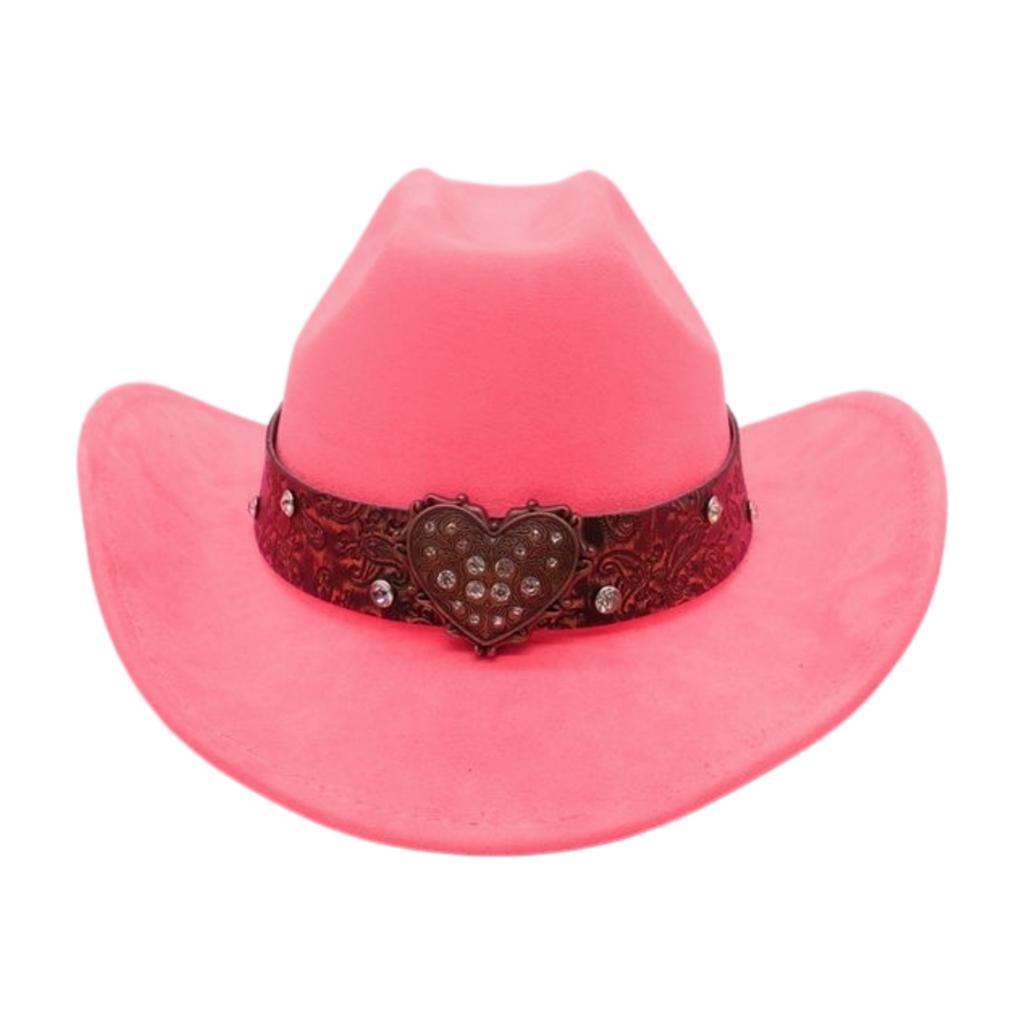 Premium Sense One-Word Top Suede Top Hat Jazz Hat New Love Diamond-Encrusted Western Cowboy Hat