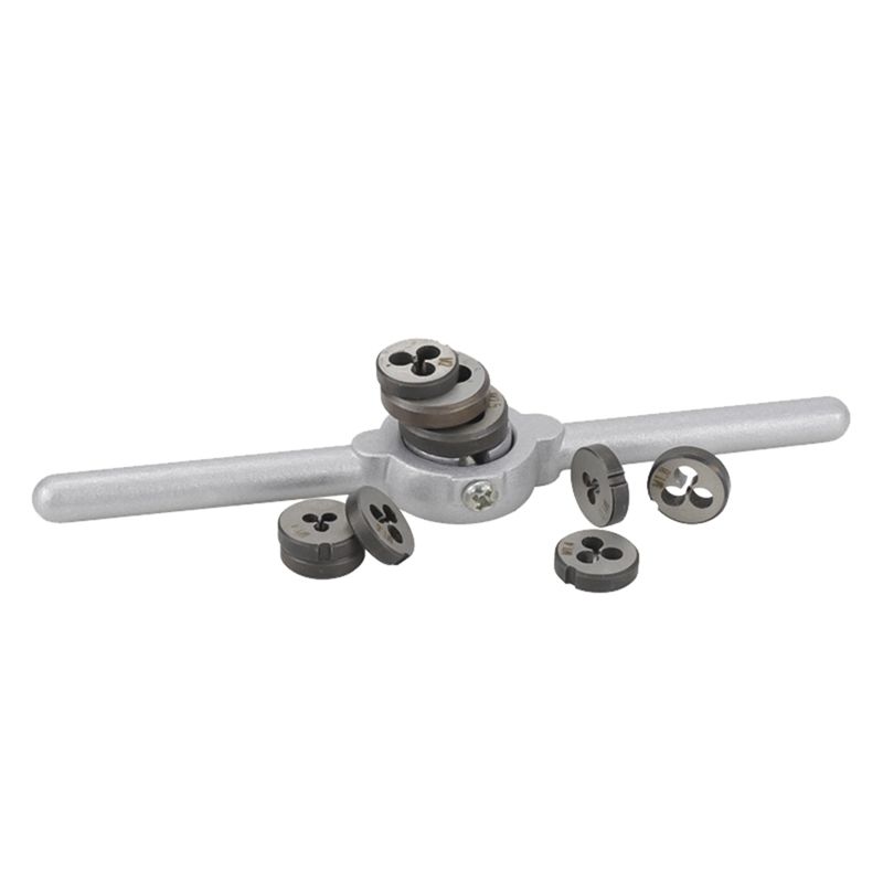 A20F-31Pcs Metric Tap And Die Set Hand Tap Drill Bit Screw Tap HSS Thread Die Wrench Handle Tap And Die Set