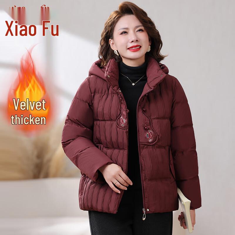

Women s Hooded Padded Winter Jacket 5XL