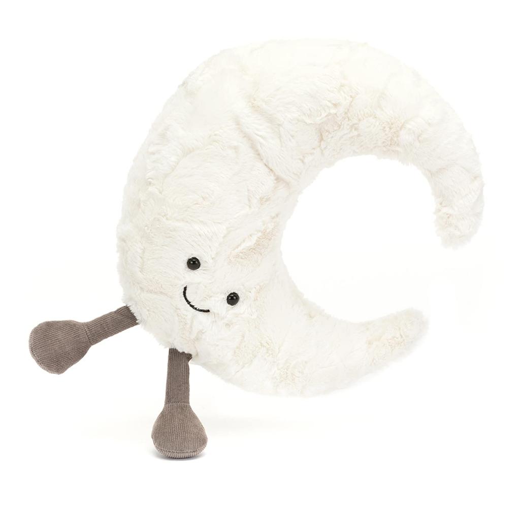 Jellycat Amuseables Moon Plush Toy, Medium, 10.5 Inch - Moon Stuffed Animal - Fun Gift Idea