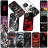 Soft Cover for Samsung Galaxy S25 S24 S23 FE Plus Ultra S7 Edge A16 A15 5G S25+ Coque Phone Case Berserks Guts Cartoon