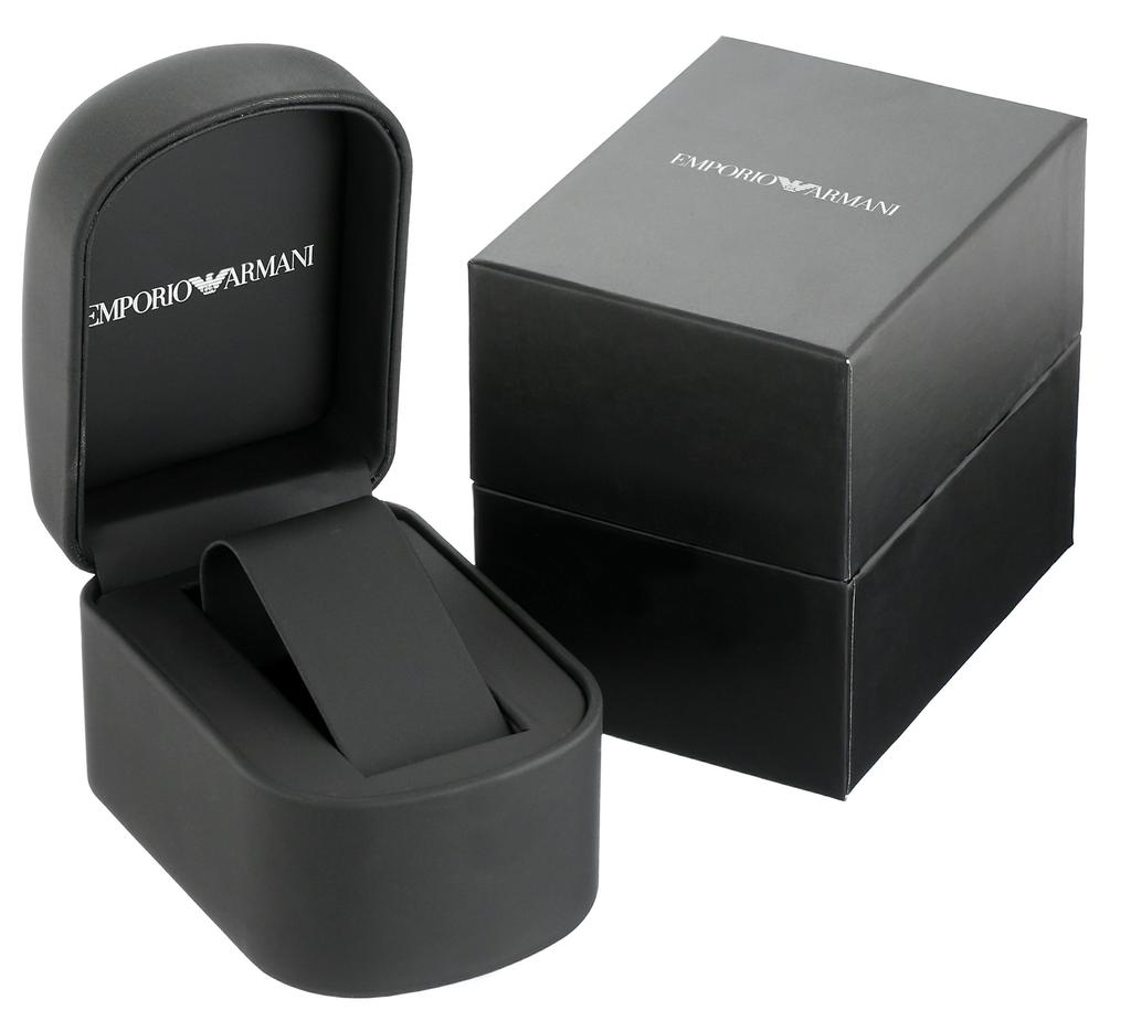 Emporio Armani Men's AR1923 Dress Black Leather Watch