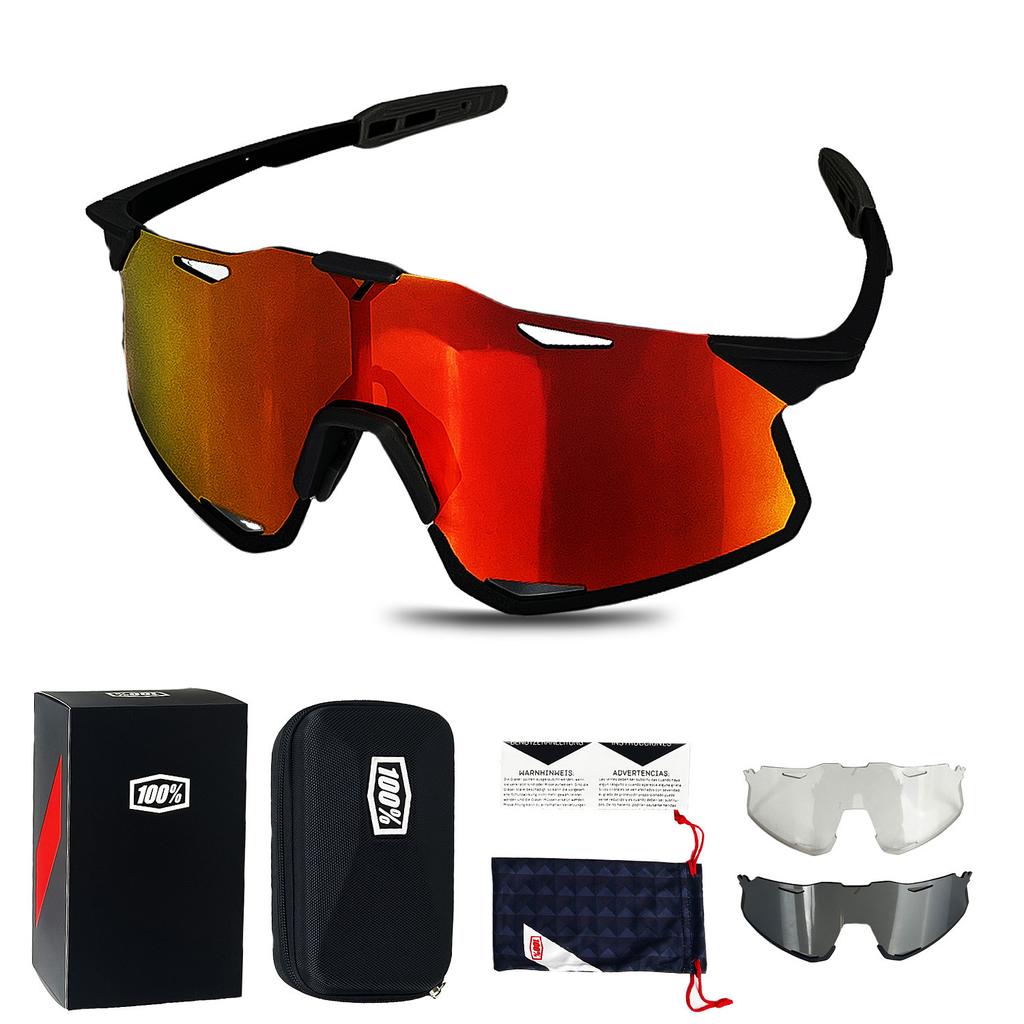 S5Cycling Sports Glasses with Interchangeable Lenses Set for Men and Women, Windproof Mountain Bike Goggles, Sports Model
