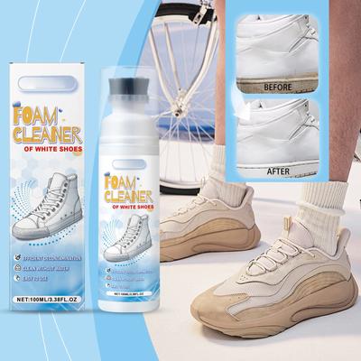 Small White Shoes Detergent Foam Dry Cleaning Agent Sports Shoes Detergent Water-free Shoe Foam Cleaning Agent100ml