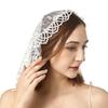 Elegant Lace Mantilla Veil for Wedding Traditional Hijab Veil Church Headcovering for Catholic Chapel Religious Ceremony