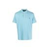 Polo Ralph Lauren SS23 Solid Color Logo Printed Short Sleeve Polo Shirt Men tops Light-Blue 710680784-309