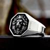 Fashion Simple Domineering Lion King Ring Men Women Retro Personality Lion Head Punk Biker Jewelry Exquisite Gift