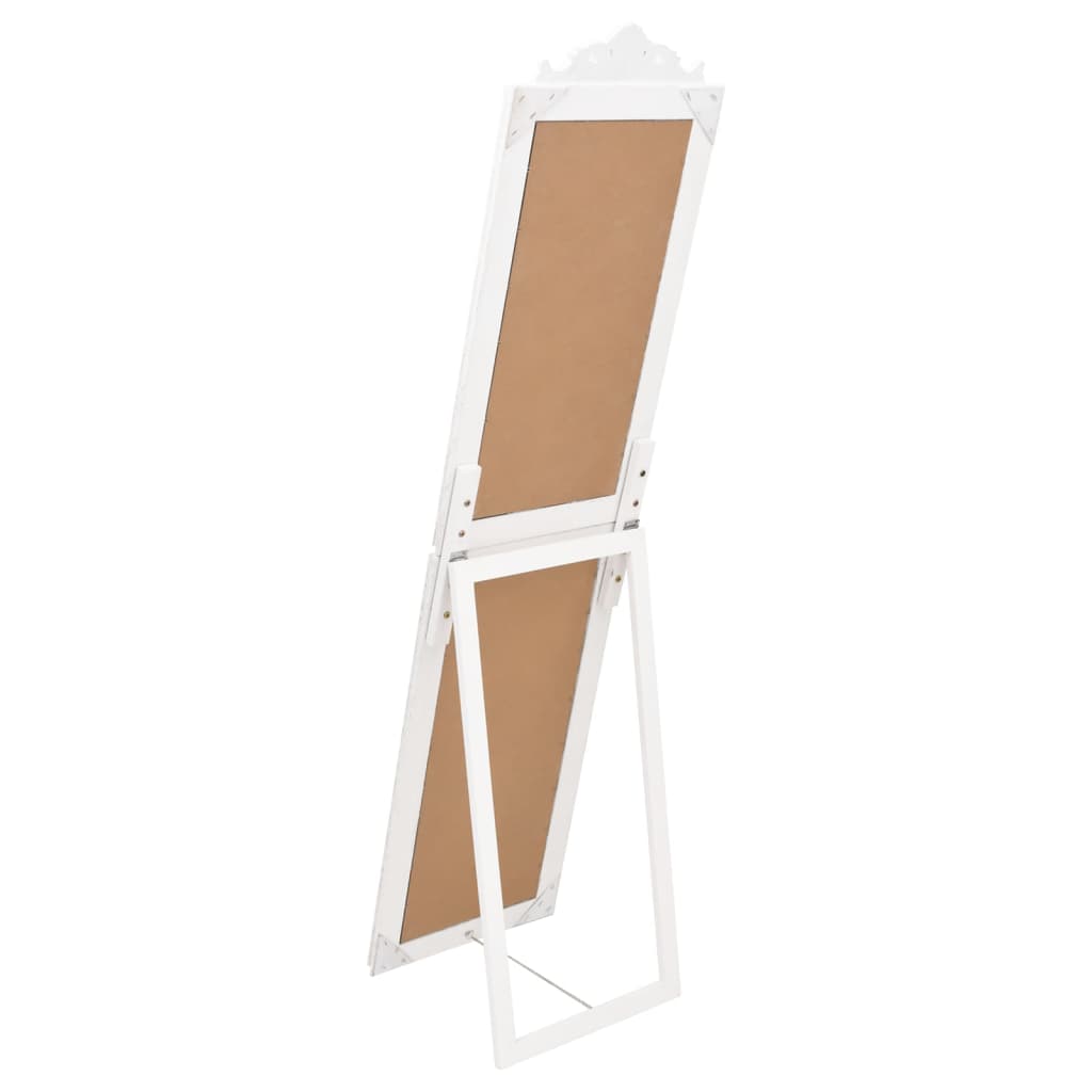 Floor Mirror White 40x160 cm