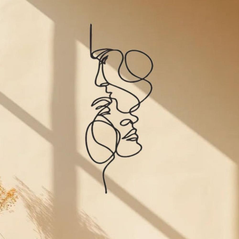 Handcrafted Wrought Iron Wall Art Metal Sculpture for Living Room Decor Restaurant Background