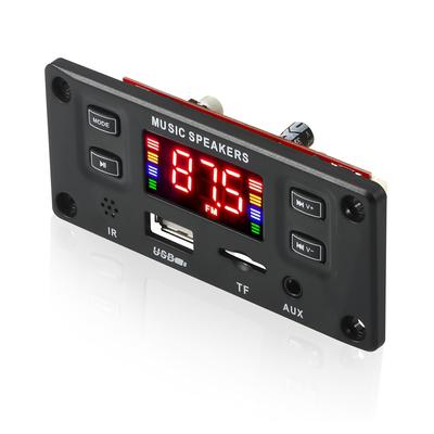 12V Car FM Radio Module Bluetooth Speaker MP3 Decoder Board USB/TF Music Player