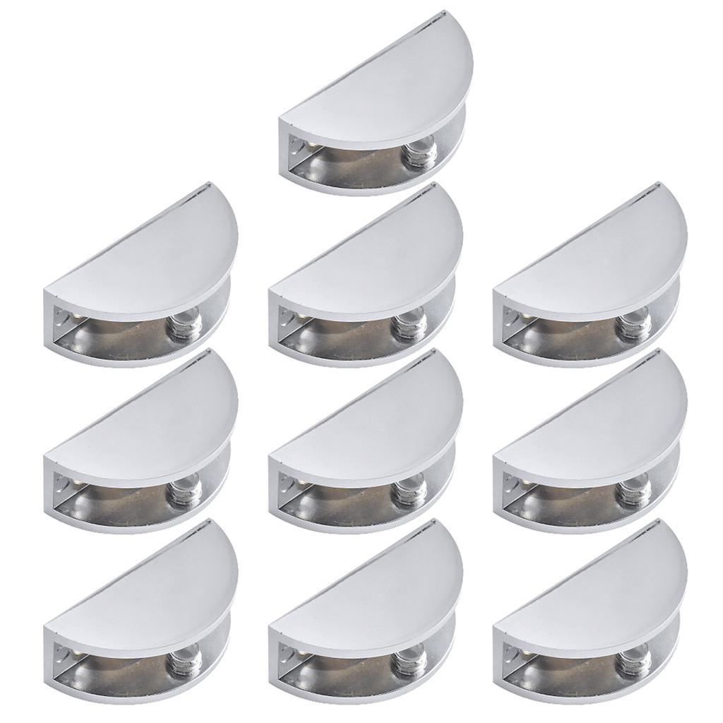 Moderne Metall-Glasklemmen Mehrzweck-Glashalterungen Vielseitige Metall-Glasbefestigungen für DIY-Projekte & Einzelhandelsausstellungen