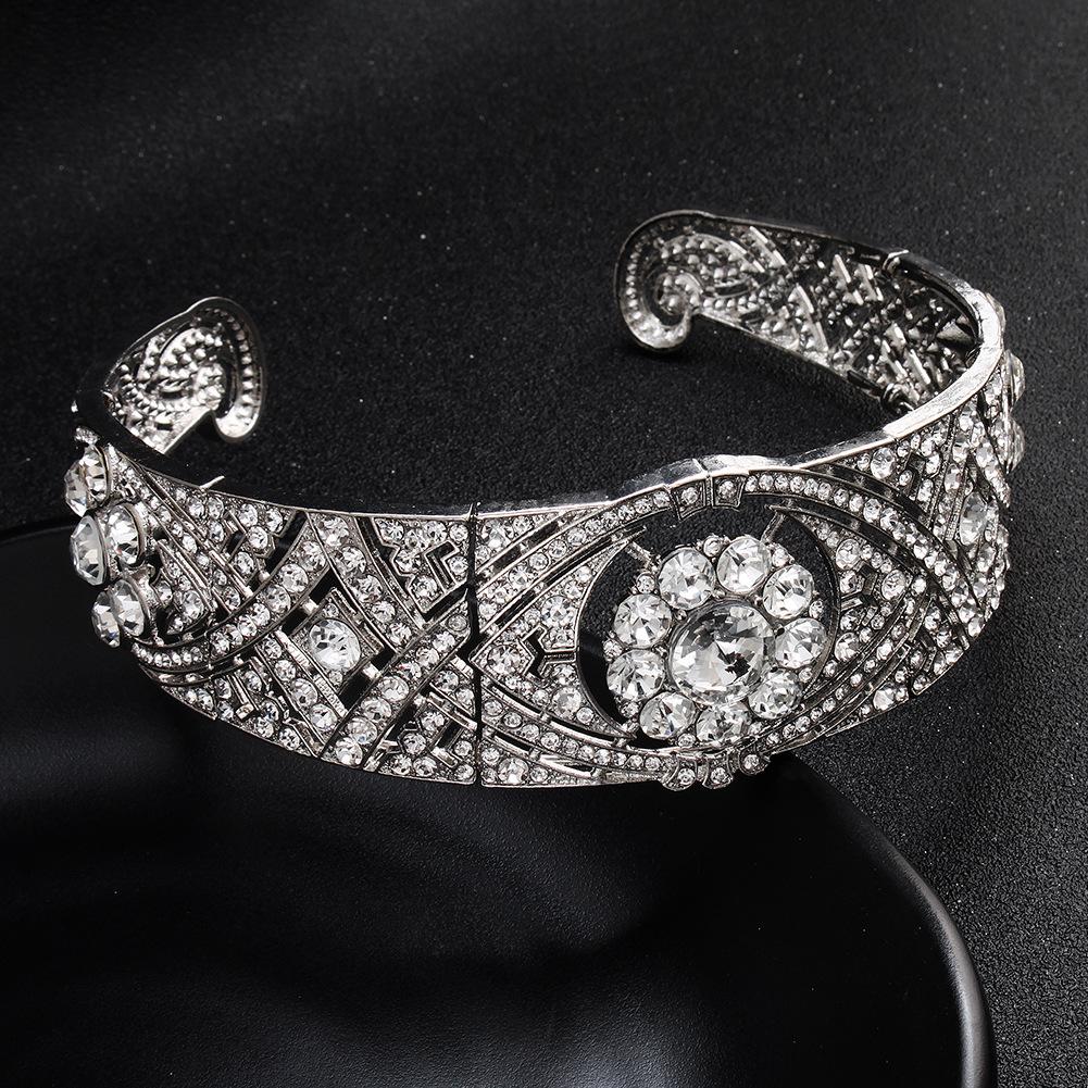 The Same Crown As the British Prince's Wedding, the Bride's Rhinestone Crown Headband, Adult and Children's Headwear and Hair Accessories