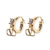 Boucles d'oreilles Valentino Bague Logo V Garavani 5W2J0T53 YCW MH5