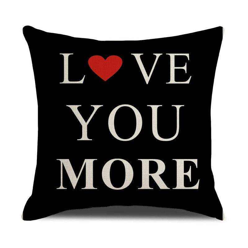 Simple Letter Series Throw Pillow Covers With Digital Printing Of Short Plush Fabric Car-Shaped Sofa Cushion Office Home Decor